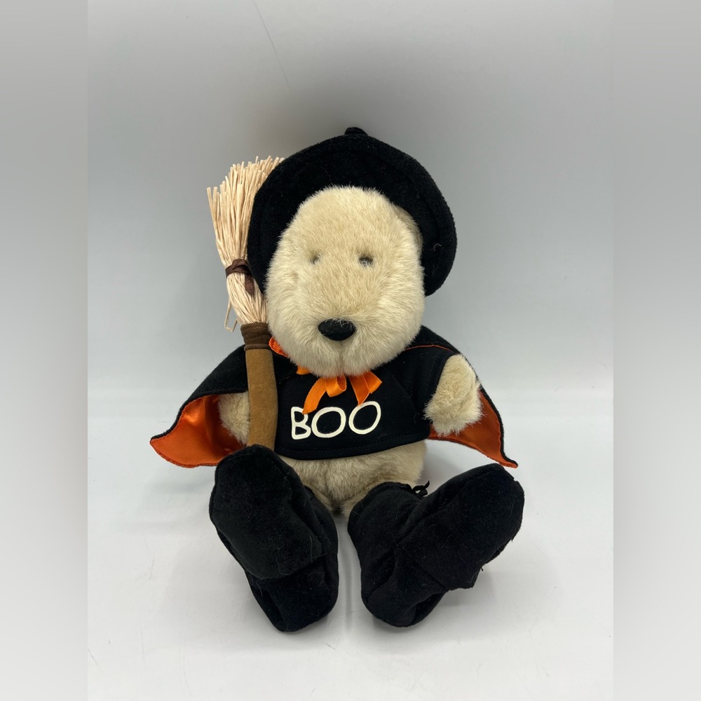 Starbucks Coffee Halloween Plush BOO 11th Edition Bearista Bear Witch Broom